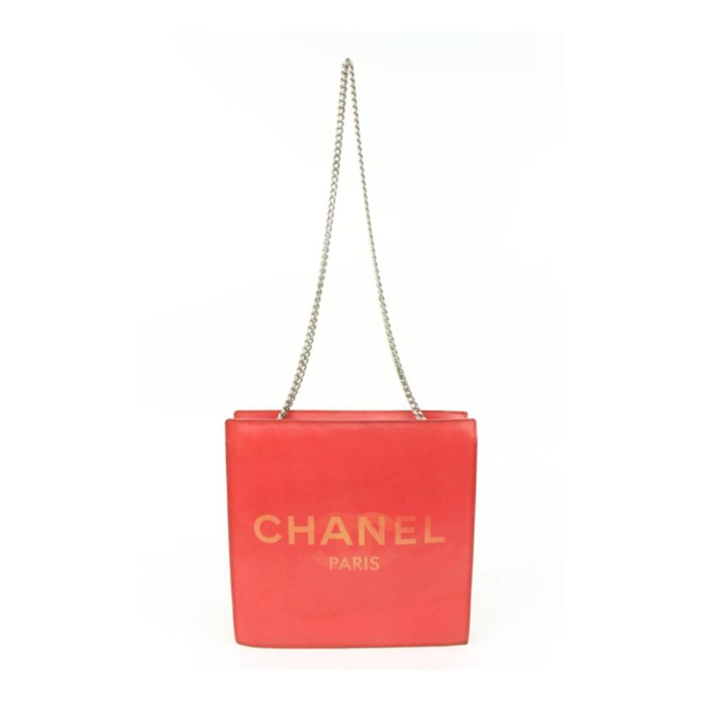 CHANEL Red Shoulder Bag